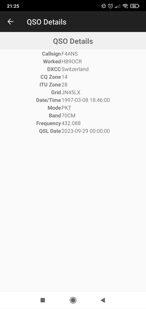 f4ans_f15115's tweet image. Une confirmation #lotw 26 ans après 😅 ... @hb9ocr merci ! Et le #packet, les BTS, un bien loin souvenir 🥴
&quot;tout vient à point qui sait attendre...&quot; (Pour le coup, c&apos;est Marco qui a attendu 😛)
#hamradio #radioamateur #hamr