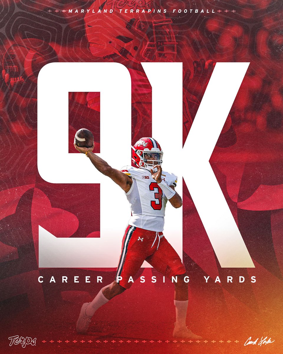 The first Maryland QB ever to reach 9,000 passing yards!

Taulia Tagovailoa