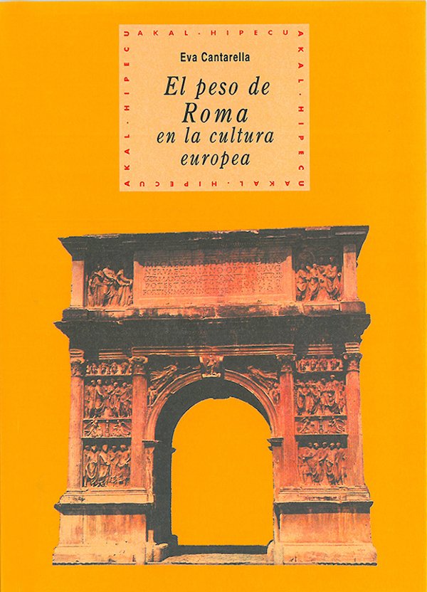 Hace unos minutos, respondiendo a una pregunta sobre libros sobre Grecia y Roma, perpetré una omisión imperdonable: olvidé mencionar a Eva Cantarella, a quien le debemos grandes libros sobre el mundo antiguo. Este de aquí es el más conocido, pero afortunadamente son muchos más.