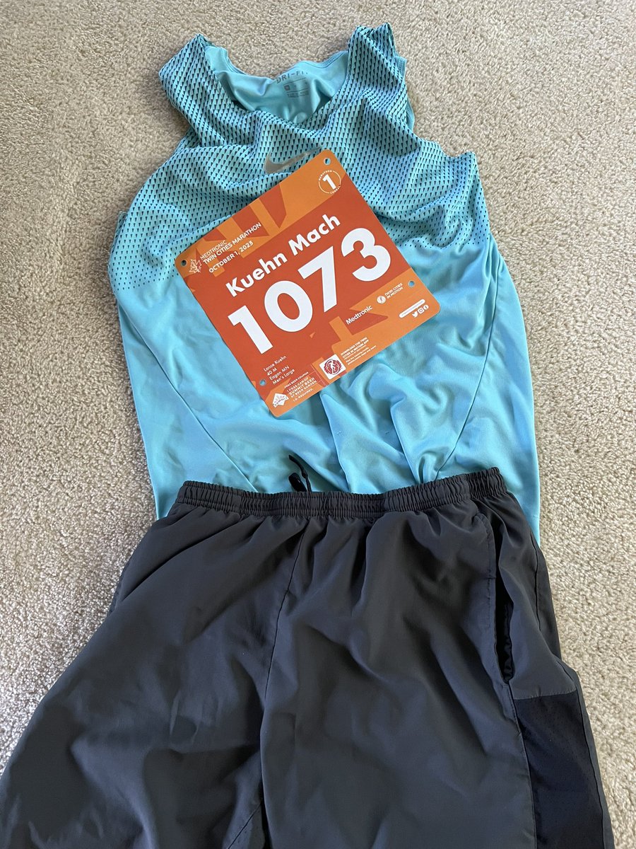 Faster than Mach 1 tomorrow!

See you on the course <a href="/tcmarathon/">Twin Cities In Motion</a>