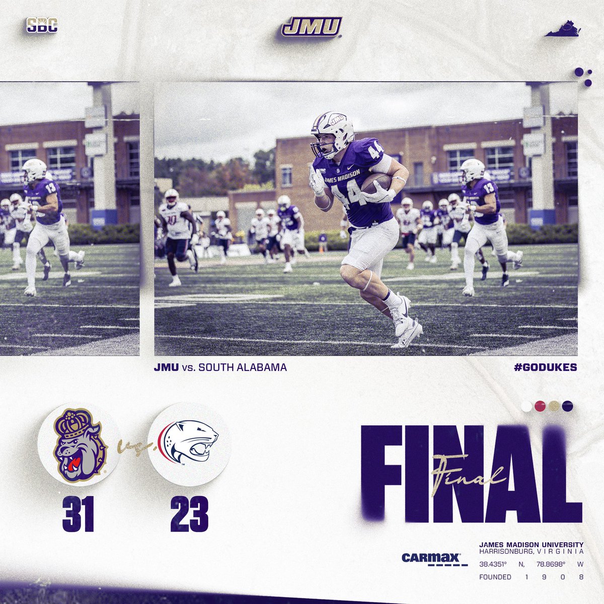 5-0. 

#GoDukes