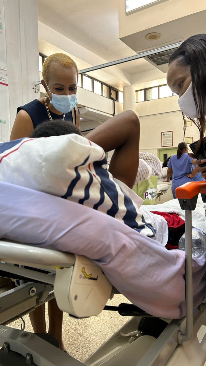 williams_fayval's tweet photo. Happy to report that Jaheim is safely at UHWI after been transported from Mandeville Hospital. He is undergoing further assessment &amp; is in good spirits. Let’s continue to keep him &amp; his family in our prayers. Thank you Dr. Tufton &amp; the entire MOHW team for your swift response. https://t.co/1aOZI9h9JQ