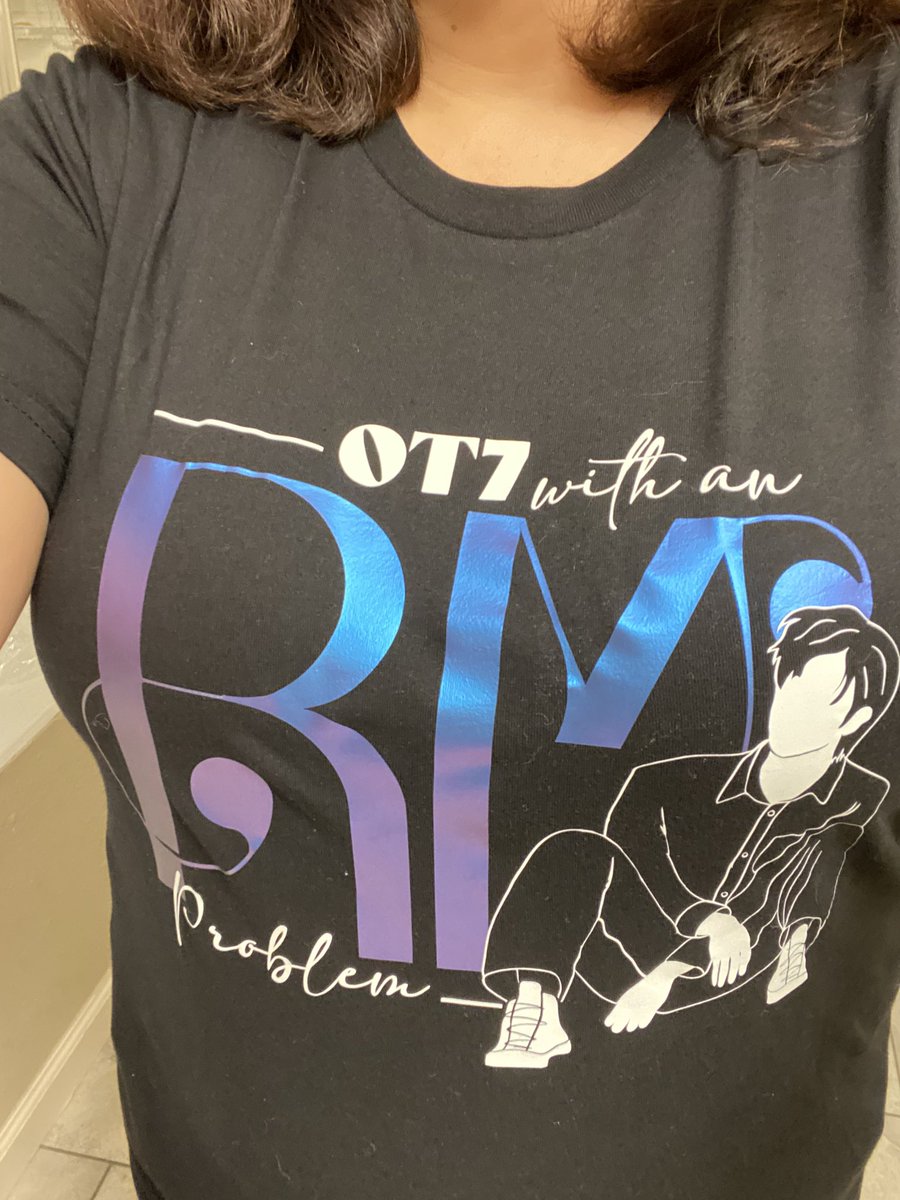 Texan_Native's tweet photo. Wearing my bday gift from @theprincessdy to the #ATXARMY #BTS pool/movie end of summer party. Love it!  @BTS_twt #RM https://t.co/1y5skrm7zc