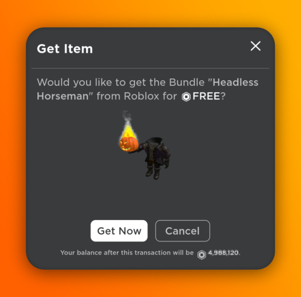 PLS DONATE News 🎄 on X: Roblox Headless Horseman Giveaway