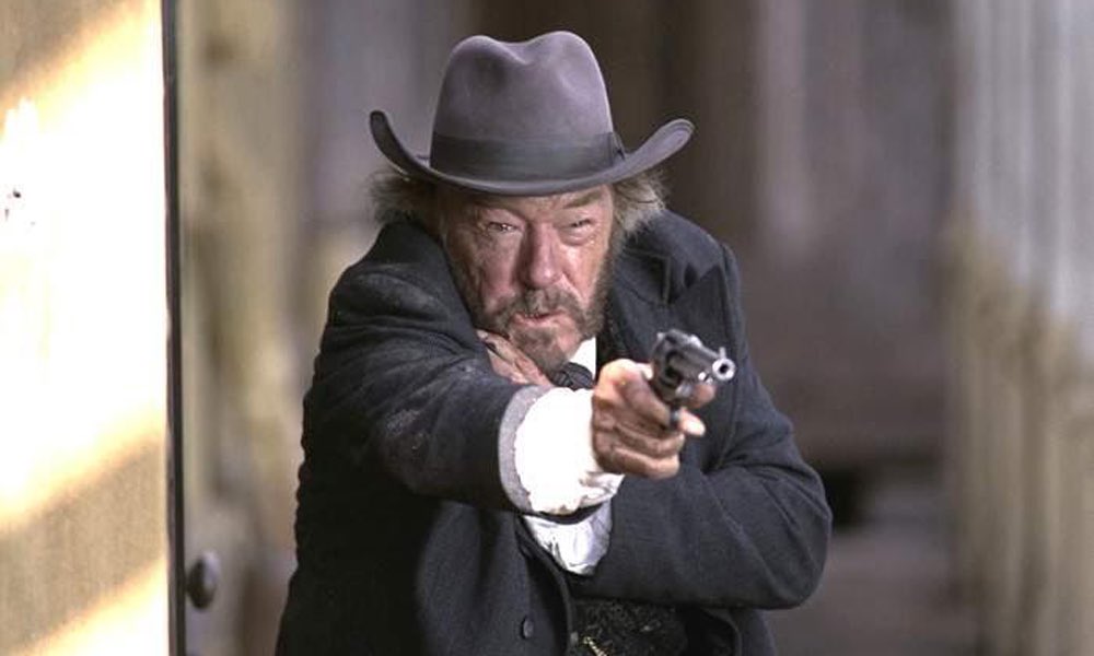 Love this art from <a href="/LastCinemaHero/">Last Cinema Heroes</a>. It’s been 20 years since I directed Open Range. A really special film that’s been on my heart this week with the passing of the unfailingly kind Michael Gambon. He was a huge talent that I feel lucky to have worked with. May he rest in peace.