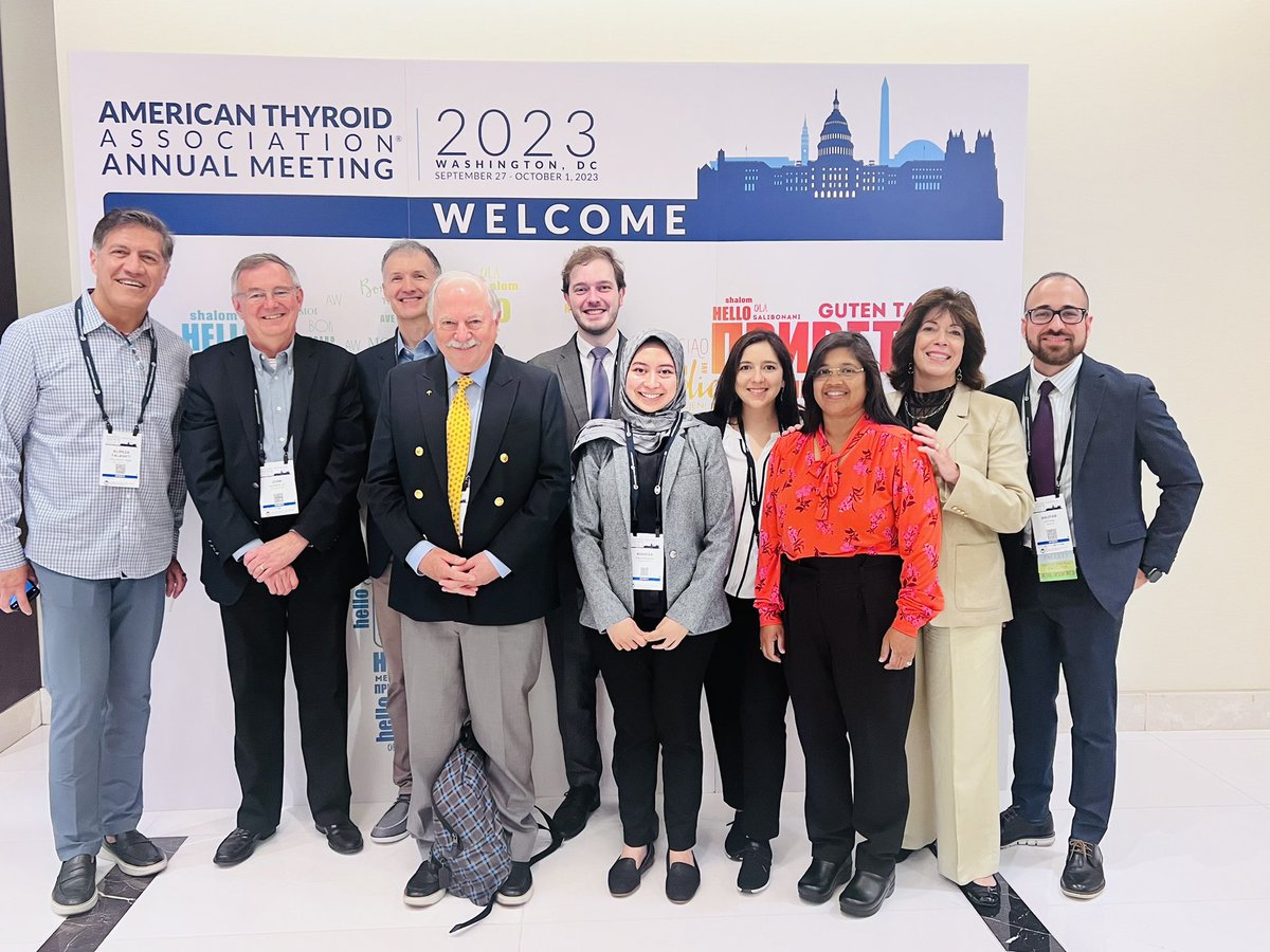 100th birthday celebration of @AmThyroidAssn ! A great time to catch up with older friends and colleagues and the new generation of bright endocrinologists from the Mayo Clinic family! #MayoEndocrinology #ATA2023