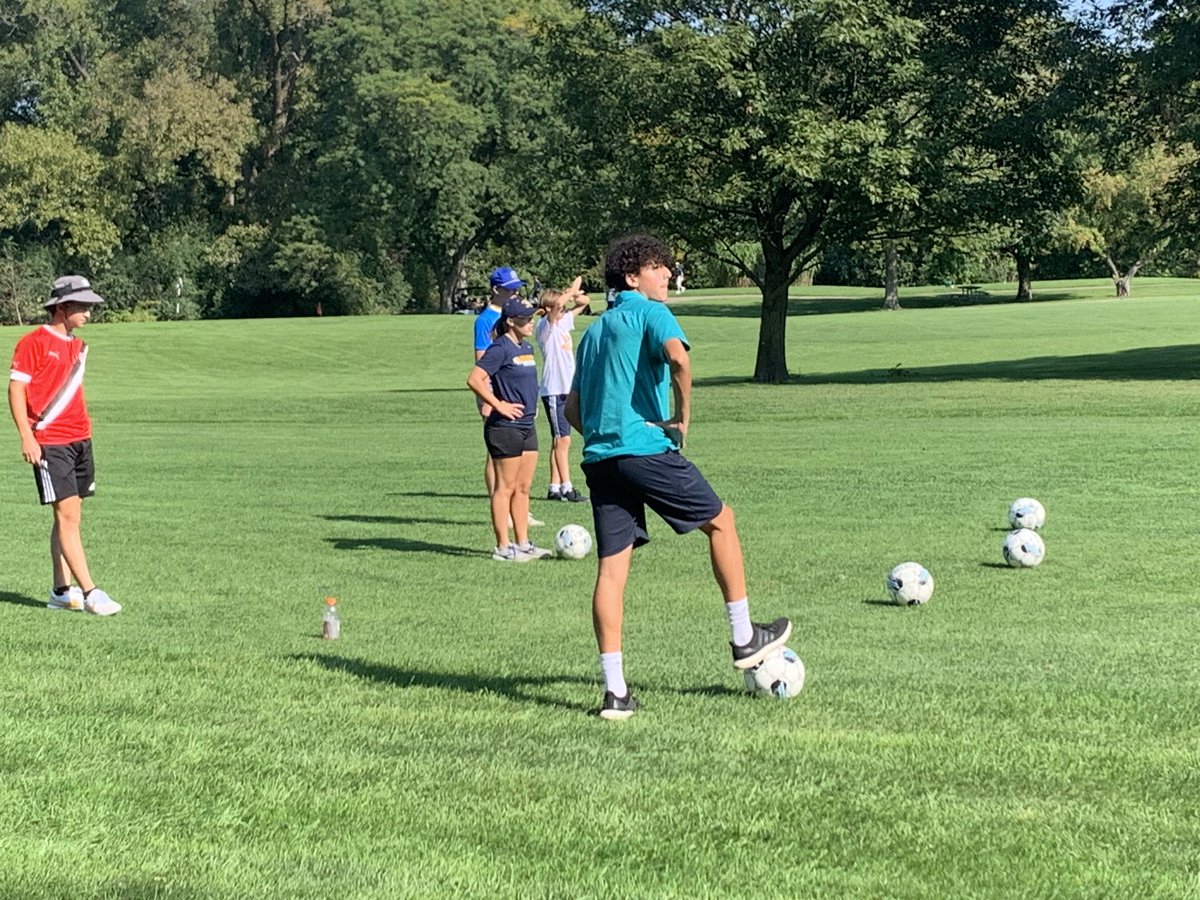 drj23still's tweet photo. A lovely afternoon for foot golf. https://t.co/0ChMS7eNK4
