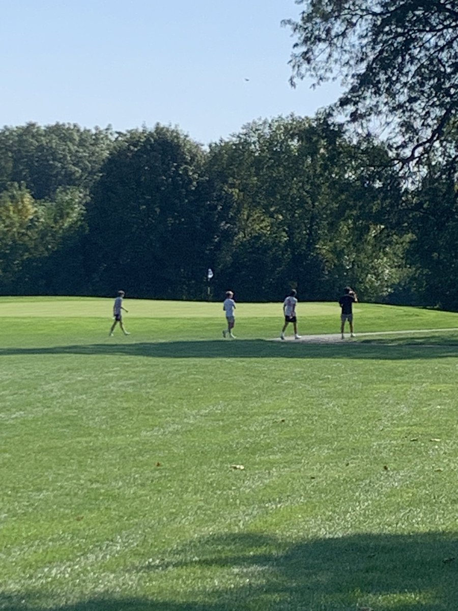 drj23still's tweet photo. A lovely afternoon for foot golf. https://t.co/0ChMS7eNK4