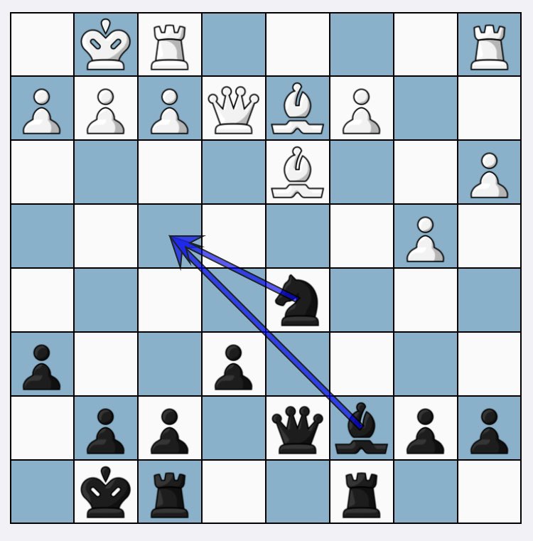 ChessAnalysis64's tweet image. Which move is a mistake and why
Level: easy
ما هي الحركة الخاطئة ولماذا
المستوى: بسيط
#chesstutorials #chessmentoring
#تدريب_شطرنج #مدرب_شطرنج