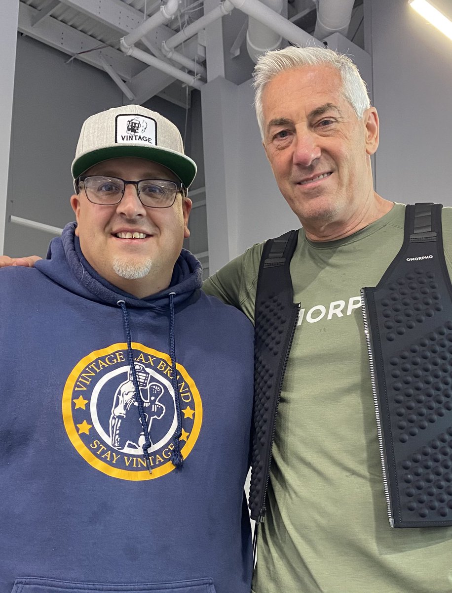 Correction!  Had a chance to talk old school lacrosse with Bill Beroza!