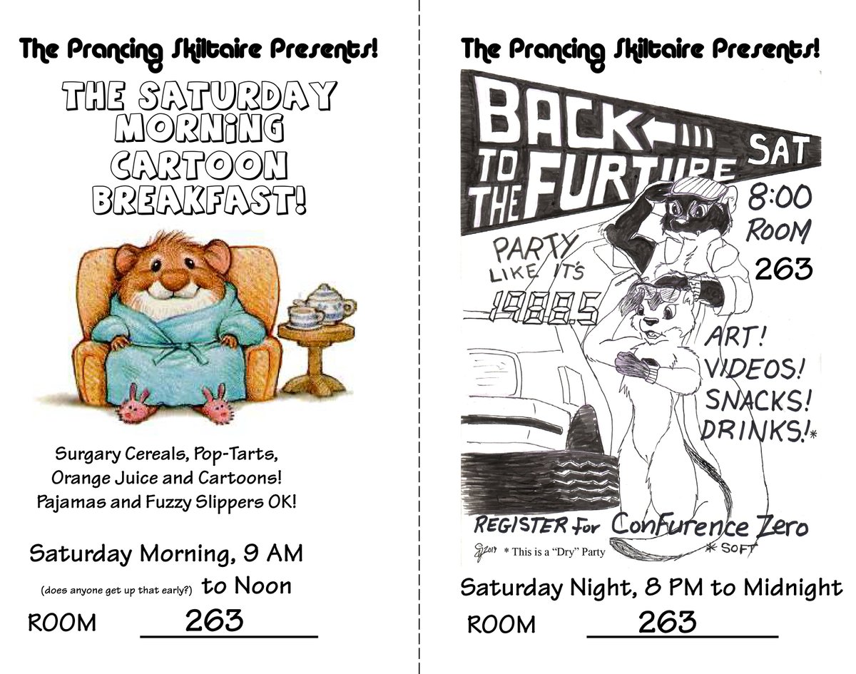 sysable's tweet image. For those who have not yet transitioned to Bsky... We are hosting our 2 popular room parties at PAWcon, 11-4-23, Doubletree San Jose, Ca.