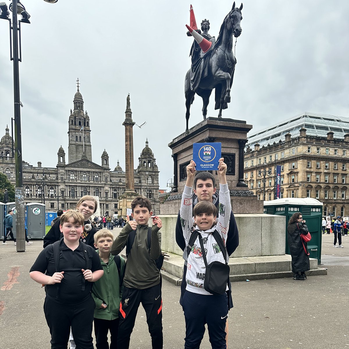 theboysbrigade's tweet photo. Over 700 young people and leaders, around 140 teams and hundreds of thousands of steps walked... we've had a fantastic day at our #BB140 Monopoly Challenge in London, Glasgow, Manchester and Aberdeen! 😁 Check out a few more snapshots... results to follow! #BoysBrigade https://t.co/HjvtRMpnk8