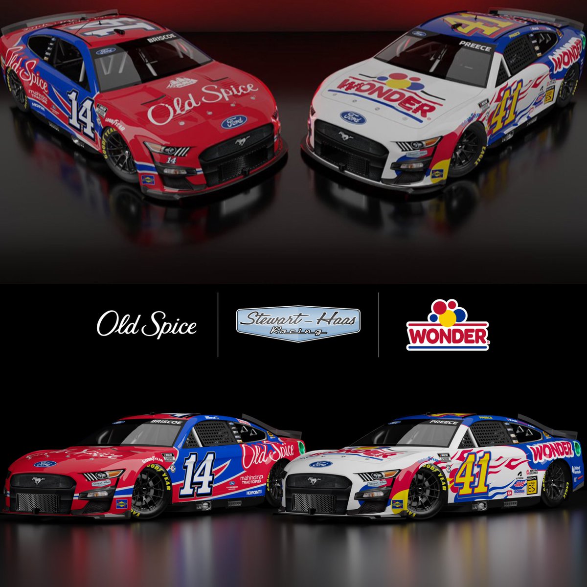 It’s race week in <a href="/TALLADEGA/">Talladega Superspeedway</a> , and <a href="/StewartHaasRcng/">Auxiliary Racing</a> is comin’ out of the pits with some shake n’ bake! We’d like to give a nod to the man behind the original paint schemes of the iconic movie “Talladega Nights”. Sam Bass designs will forever leave a mark on the track! -Mark Bass