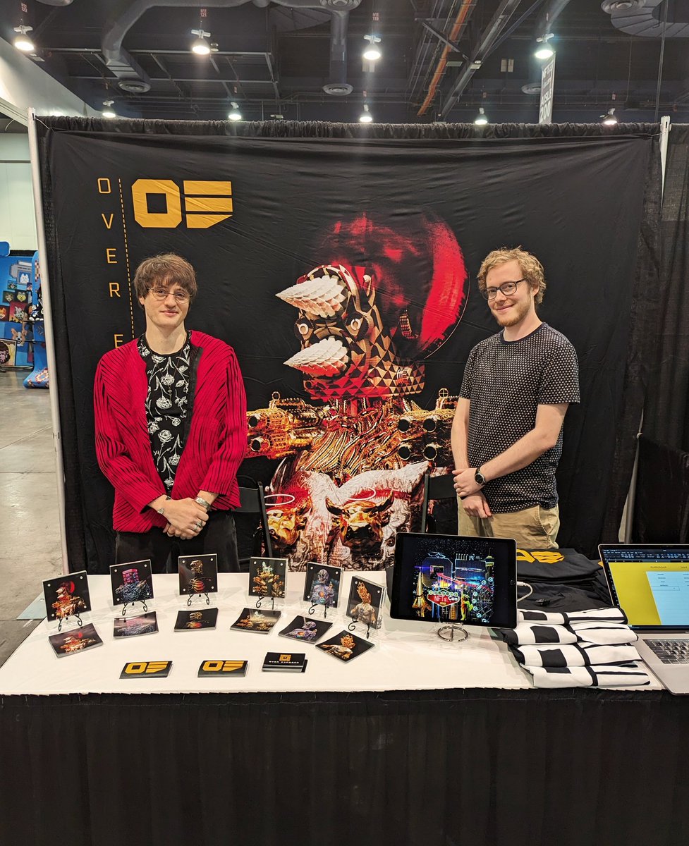 Wren and Who at the OE booth at #NFTxLV - meeting many holders and giving away tons of merch. Let's keep it going fam!