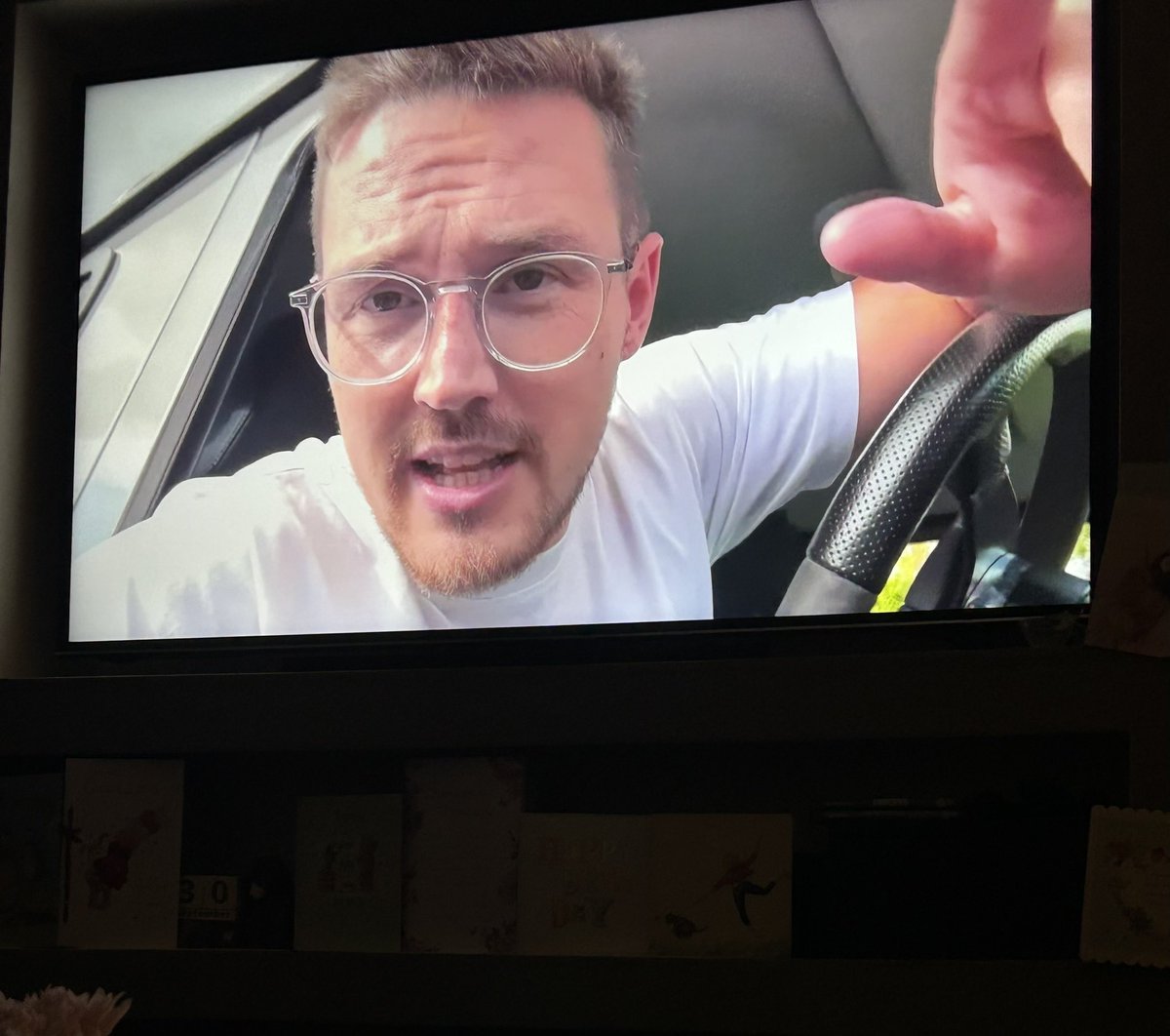 Fran_Sproston's tweet photo. Finishing watching Tom’s vlog to end the birthday antics 💕🎉 https://t.co/7slwY1i5dz