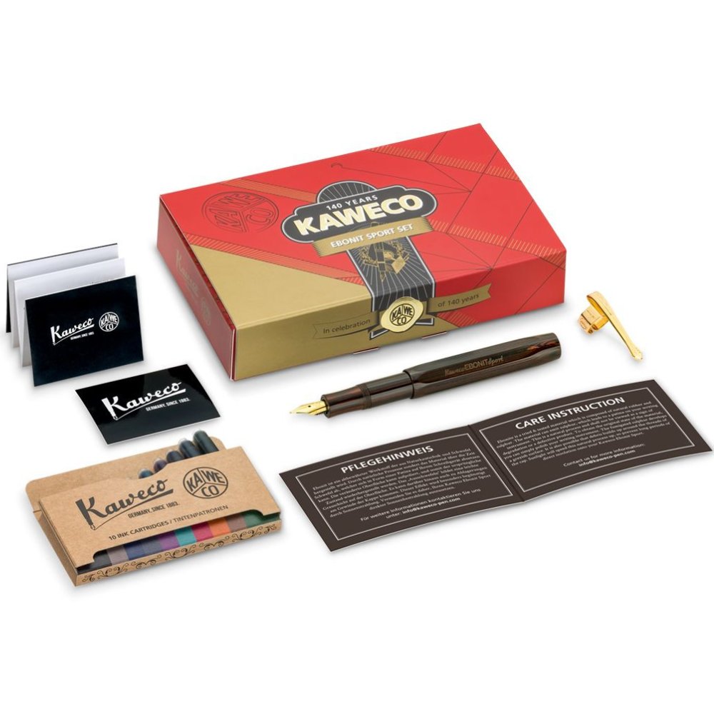 PensStudio's tweet photo. The Limited Edition Ebonit Sport celebrating 140 years of Kaweco !
As a tribute to their rich history Kaweco have decided to create a Kaweco Sport model made from valuable ebonite. 
#Kaweco140years#Kaweco#ebonite#limitededition#giftideas#140yearanniversary https://t.co/1fdo3BiIos
