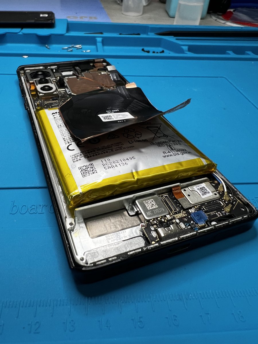 Swollen battery on your phone?  Turn it off and bring it in.  We'll swap it out for a new one.