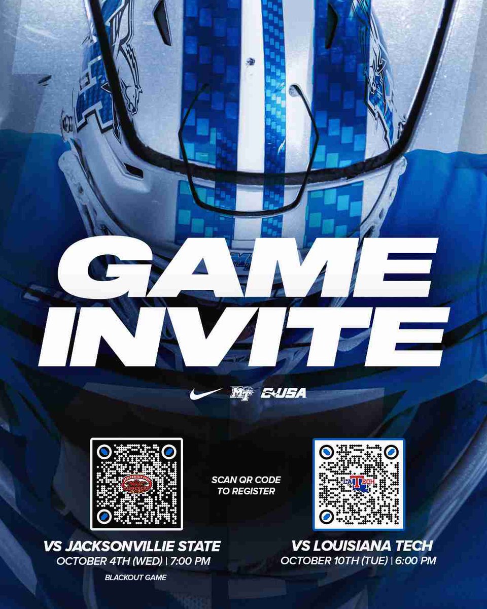 Appreciate the invite coach! <a href="/MT_FB/">Middle Tennessee Football</a> @CoachWoodley_MT <a href="/MTFB_Recruiting/">Middle Tennessee Football Recruiting</a> <a href="/MCWarriors1/">Marion County Football</a> <a href="/Starkey2K12/">Tim Starkey</a>