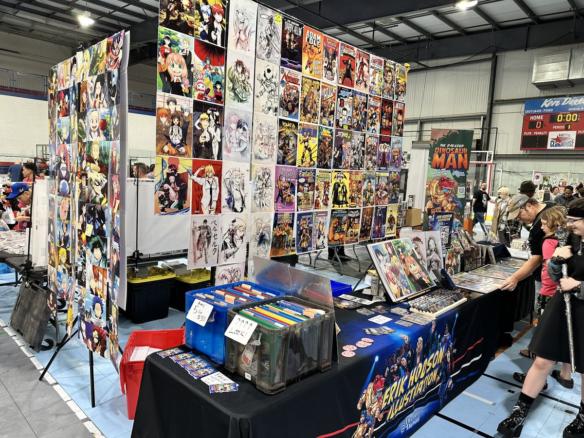 DreadedDinosaur's tweet photo. Thank you @MDComicCons for a great 1 day show! https://t.co/lLIIxTDeAg