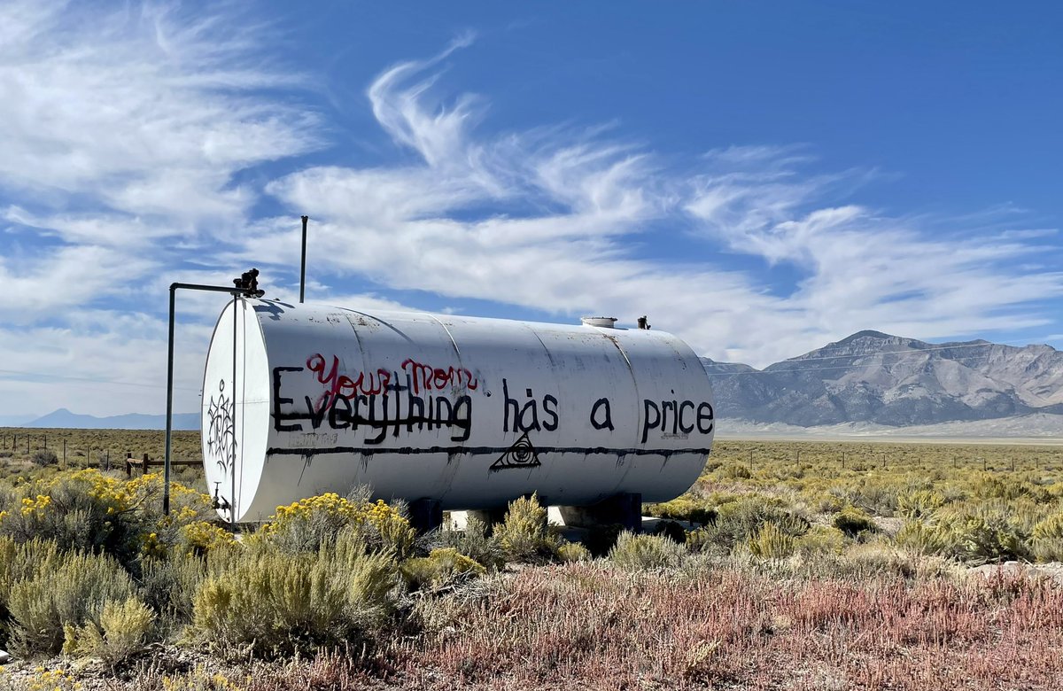 No truer words have ever been written! 

Great Basin outside of Ely, Nevada.