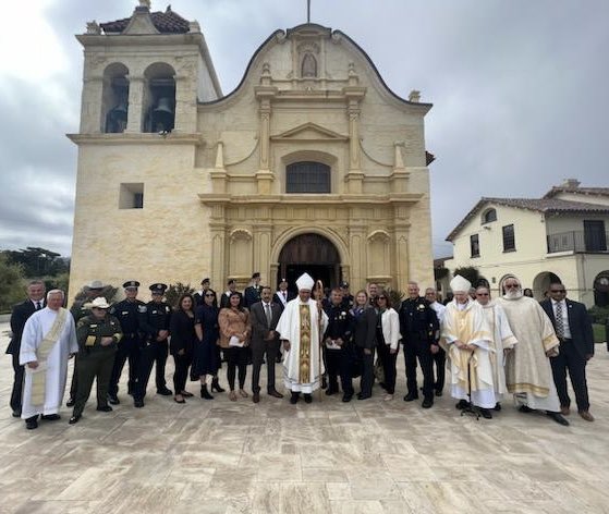 Honored to attend Blue Mass at San Carlos Cathedral, saluting public safety heroes. Grateful for Greenfield's support, boosting our dedication to safety. Your input strengthens us. Together, a safer Greenfield! #GreenfieldPD #BlueMass #SupportOurHeroes
