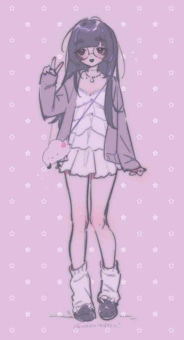 outfit doodle!  ⋆⁺ 