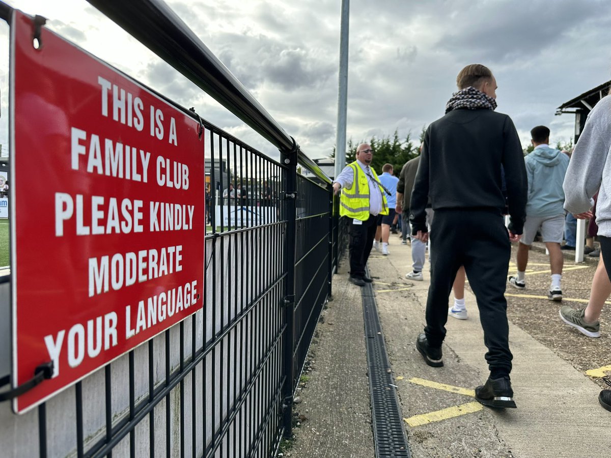 Don’t say f**k or bugg*r

#WeAreBromley 
#BromleyFC 
#footballculture 
#groundhopping 
#footballphotography 
#footballphotographer 
#footballphoto 
#thechickenbaltichronicles 
#shotoniphone 
#iphonephotography 
#iphoneography