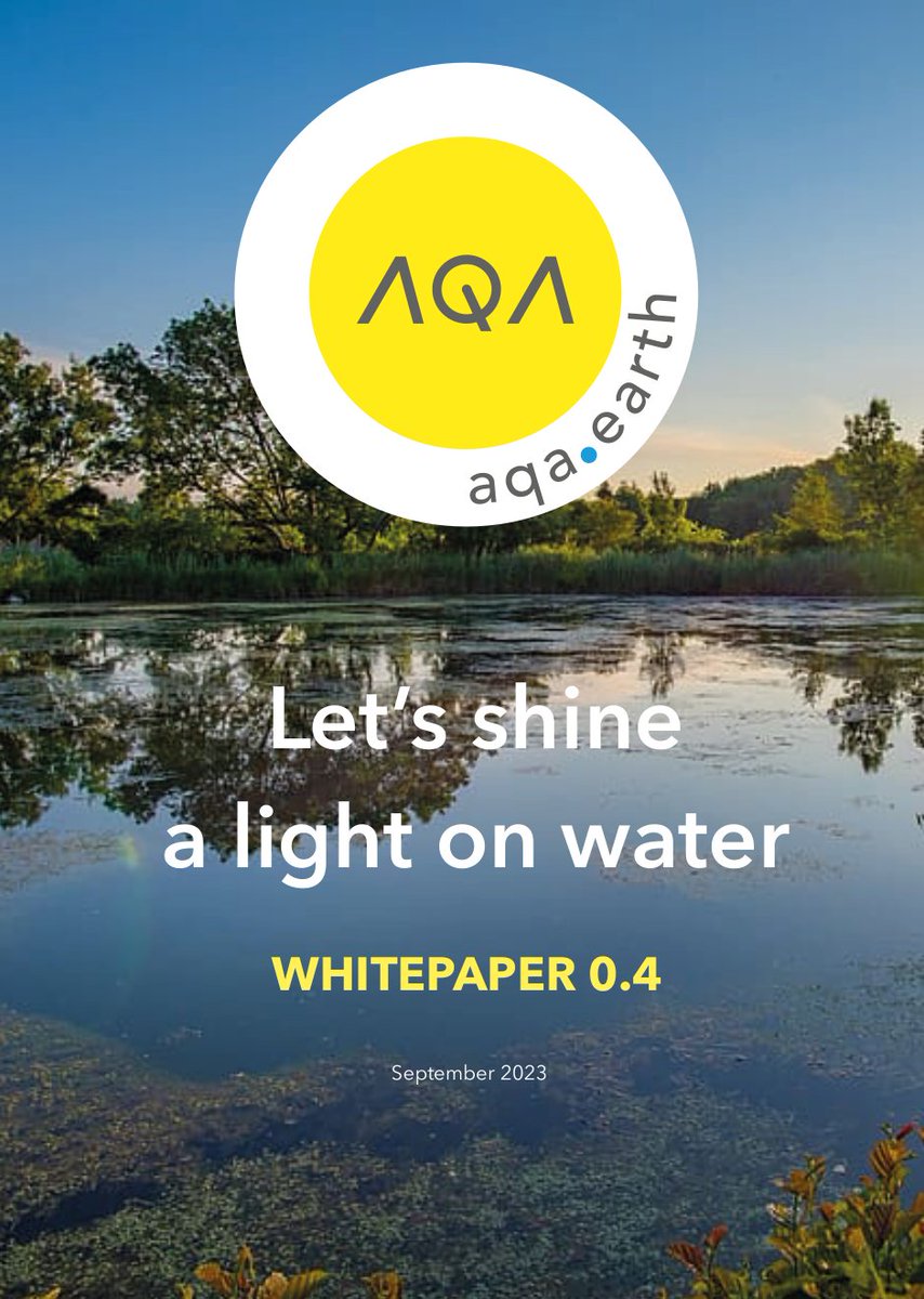 Charting the path forward: Discover our vision for clean water in our latest whitepaper. 
aqa.earth/white-paper/ 
#surfacewater #algorand #blockchain