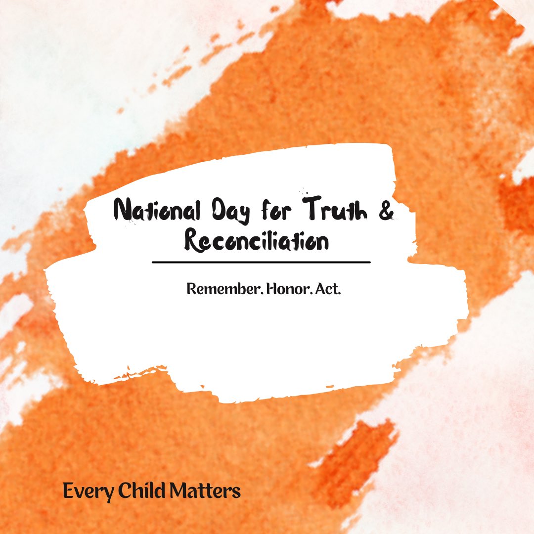 WNLCyeg's tweet photo. Today we remember the children who never came home from residential schools, honor the families and communities that were impacted, and act to work towards reconciliation and a better future. 

#wellnessnetworkedmonton #truthandreconciliationday #orangeshirtday https://t.co/k1Ep251Avl