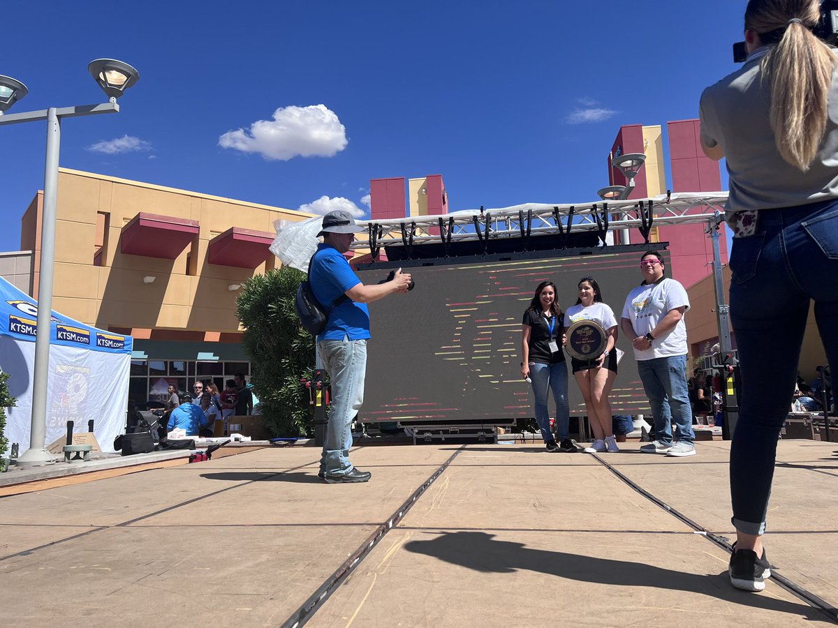 KTSMtv's tweet photo. Congratulations to Socorro High School for winning the best high school award in #SocorroISD. Congrats! https://t.co/zIv4l8gAcX