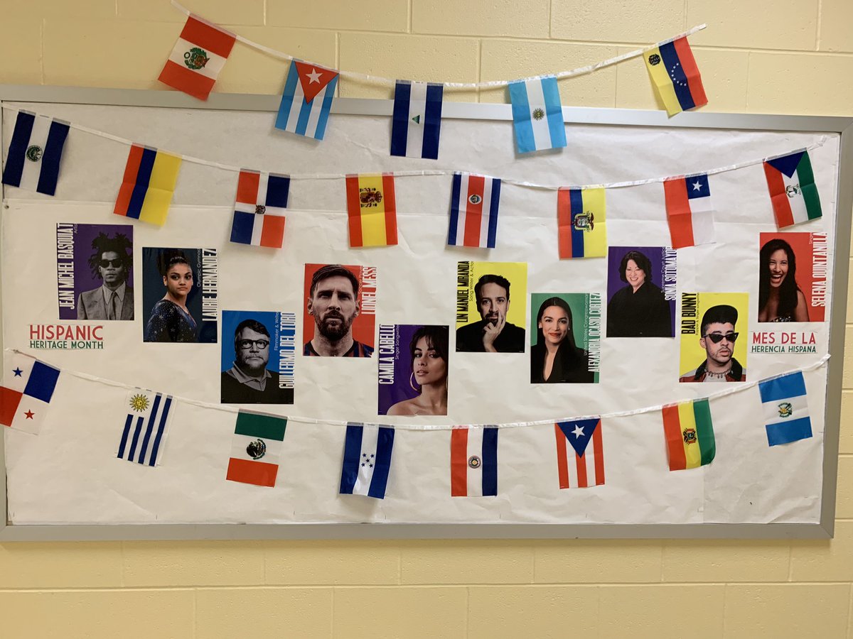 CougarOuts's tweet photo. Evidence of Hispanic Heritage Month is seen throughout our building! It’s beautiful to see 🥰 https://t.co/RmRbocqrxh