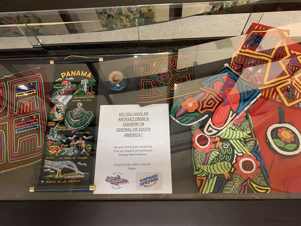 CougarOuts's tweet photo. Evidence of Hispanic Heritage Month is seen throughout our building! It’s beautiful to see 🥰 https://t.co/RmRbocqrxh