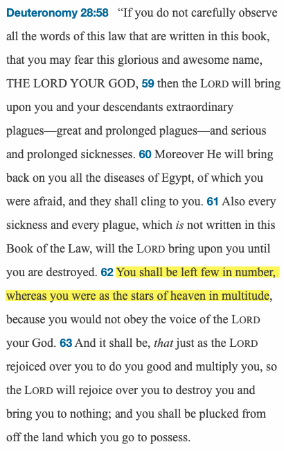 wideopenvista's tweet photo. @Dan_Taylor11 @jmscwms Are you now arguing that Jacob blessed Ephraim so he could be destroyed by God for infidelity &amp; bred into obscurity among the nations? Is that a blessing? No, it's among the curses God described in Deut 28 for not keeping the covenant. https://t.co/Y85fiK3As4