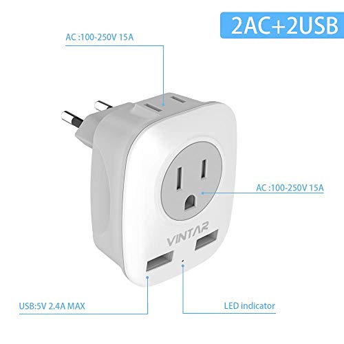 bestoptenglobal's tweet image. [3-Pack] European Travel Plug Adapter, VINTAR International Power Plug Adapter with 2 USB Ports
#TravelEssentials #PlugAdapter #EuropeanTravel #ConvenientPowerSolution
For details visit: besttoptenglobal.com
To get the product click below:
besttoptenglobal.com/product/3-pack…