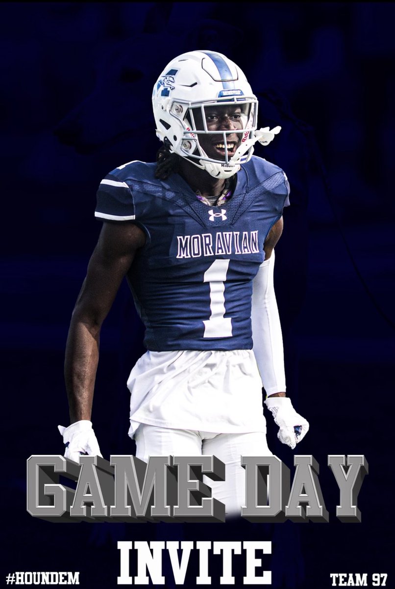 PreciousJ_17's tweet photo. Thank you @CoachLongMUFB and @CoachYoniOffit for the game day visit and I am grateful to receive a roster spot to Moravian University! #Houndem https://t.co/L3jNOC6MWt