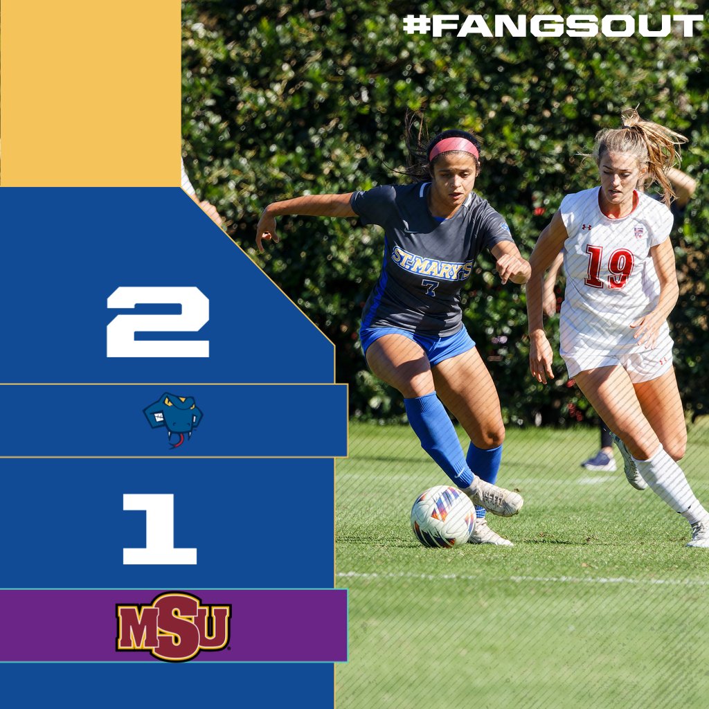 Your Rattlers @StMUwsoccer with a 2-1 victory over Midwestern State.