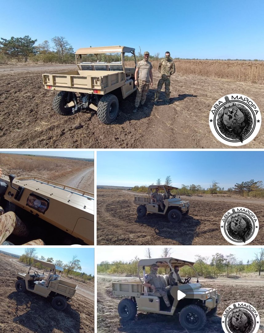 In the Zaporozhye direction Russians received new AODES Desertcross 800-3.