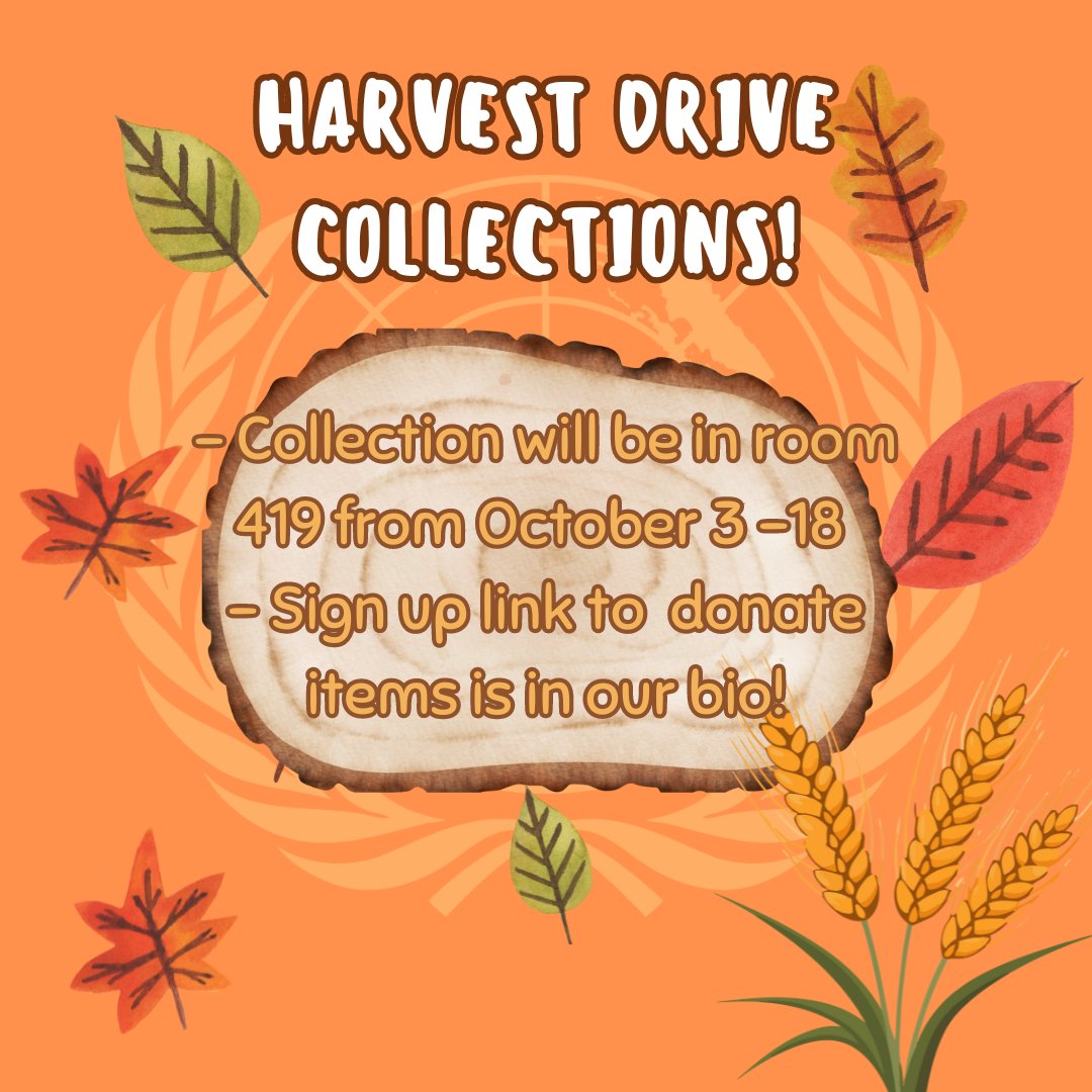 muncbhs's tweet photo. Please make sure to sign up to donate for harvest drive! Sign up using the link in our bio ⬆️

@PrincipalCBHS @PrincipalCBHS @APddixon @AP_Roca @AP_CBHS @MisterWass954 #mun #cbhs #un #unitednations #global #modelun https://t.co/9xODwWEa4z