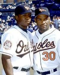 Hall of Fame Outfielder @TimRaines30 was in his 22nd season in the Majors and during the last week of the season the Expos traded him to the @Orioles to play with his recently called up son Tim Raines Jr. He appeared in 4 games with his son for Baltimore out of 2502 career games.