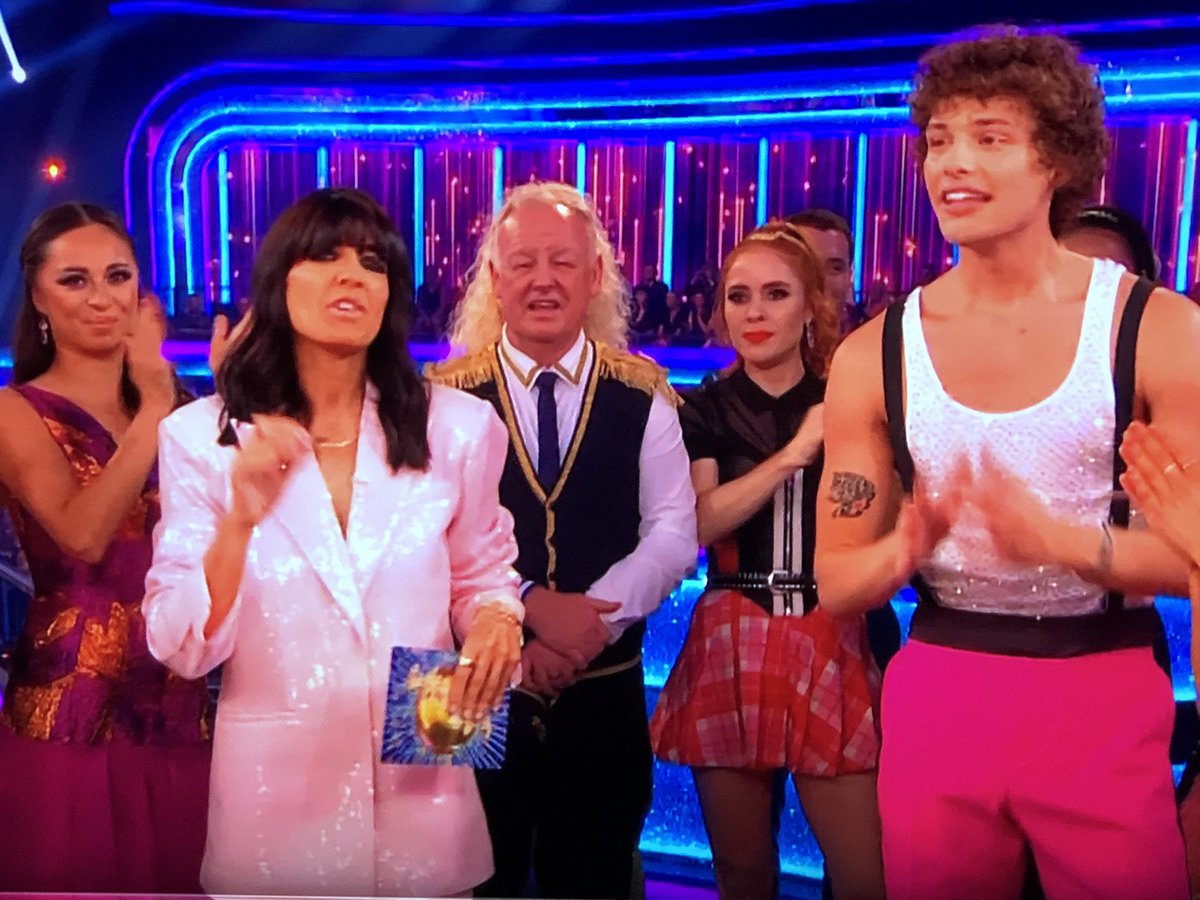 mrfitzcharles's tweet photo. @realclintonb Getting some (h)airtime on @bbcstrictly 
“I’m getting the word… Les” https://t.co/PO4ayUBbBe