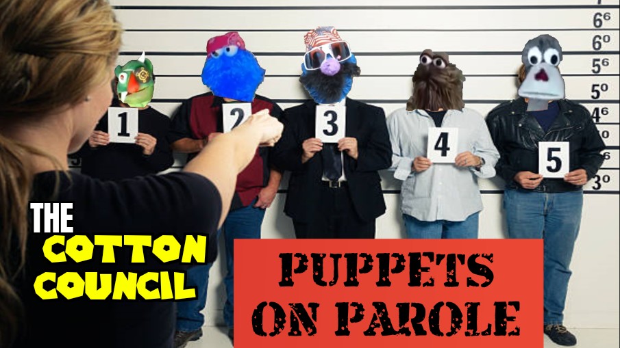 JollyPuppe20868's tweet photo. The Cotton Council is back! 😱And they have pushed the limits of what YouTube allows! 🔥Is it time to put these puppets on parole? 👀 Tune in and find out! ⏰️ TONIGHT! 7pm west/10pm east! 🈁️❤️💯⛄️👍🇺🇸
#GitSum #CottonConnection 
👇👇👇👇👇👇👇👇👇👇👇👇
https://t.co/U0aPaNq1mO https://t.co/mybCXyP51t