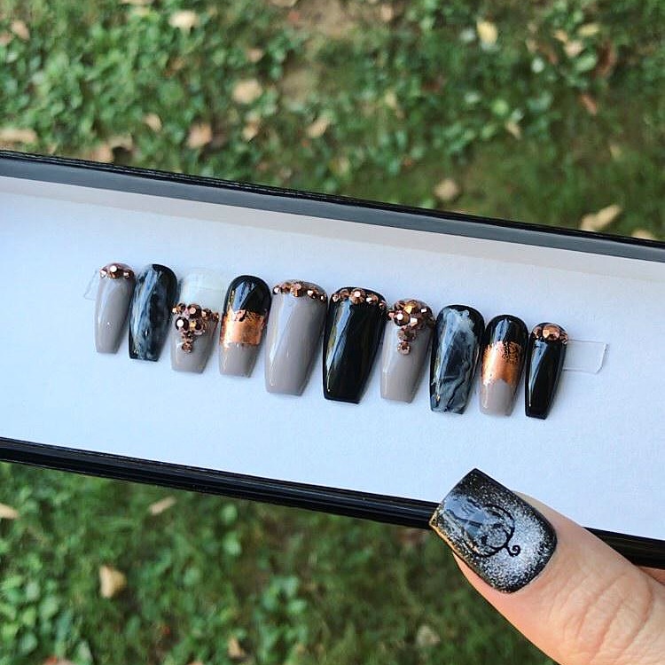 sparkofnails's tweet photo. "Afterglow" 🖤 https://t.co/19upcCf2PG
