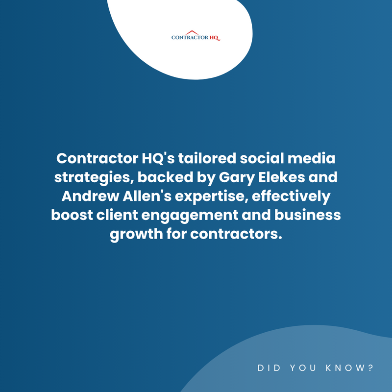 🔨📈 Discover the secret sauce to contractor success with Contractor HQ's social media strategies! 

Don't miss out on unlocking your full potential - join the Contractor HQ community today! 

#ContractorSuccess #SocialMediaStrategy #ContractorHQ #BusinessGrowth #ProvenMethods