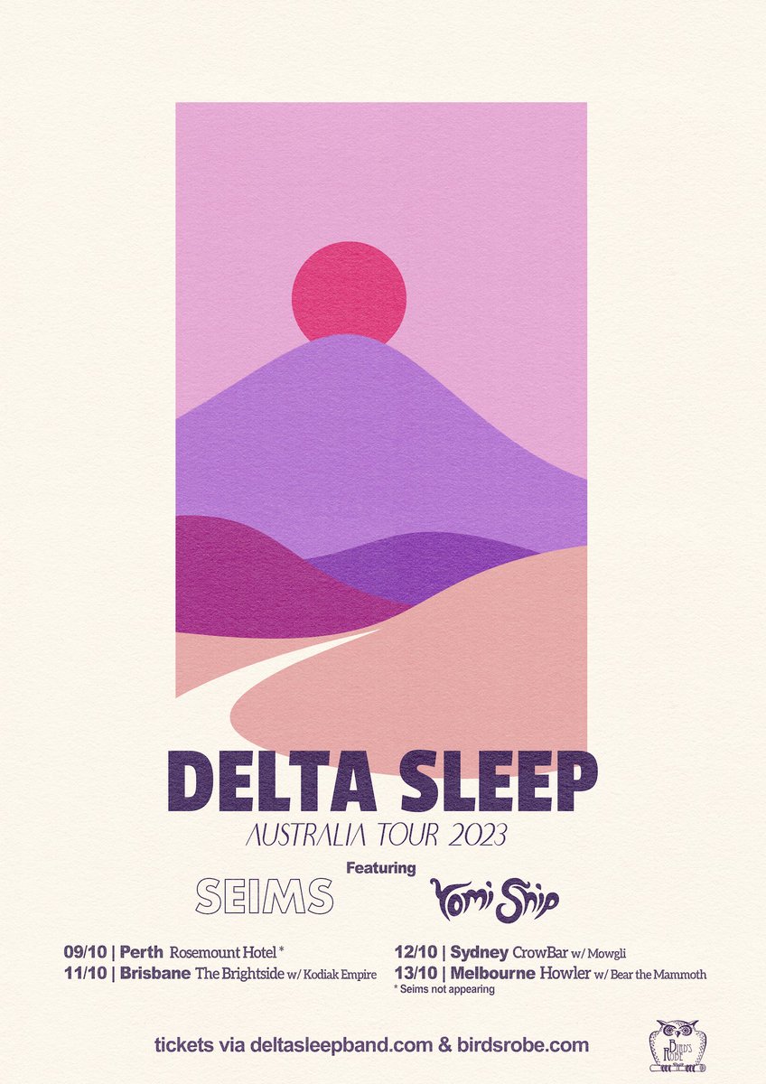 2 weeks to go!! Our final tour for the year with the legendary <a href="/deltasleep/">Delta Sleep</a> - see you all soon! X