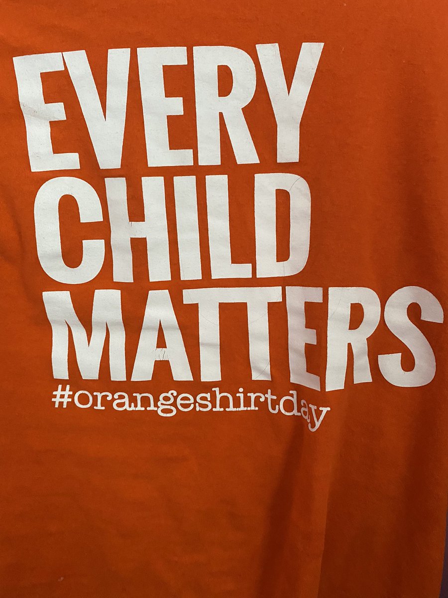 Today is the National Day for Truth and Reconciliation, let’s take time to honour Indigenous children and communities & educate ourselves and reflect on the horrors of residential schools, not just today but all year  🧡#EveryChildMatters #TruthAndReconciliation #OrangeShirtDay