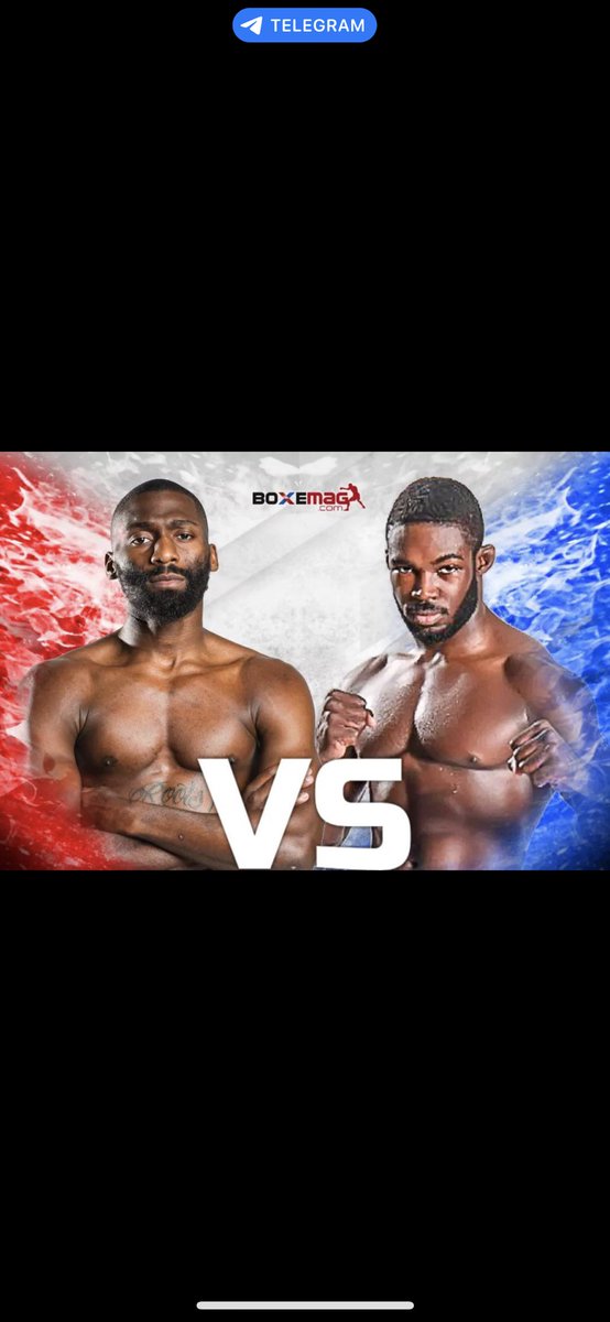 faresinho5's tweet photo. Les gars je stream le PFL paris en direct sur Telegram!

20h30 : PFL paris en entier ⬇️

Rejoignez le canal via ce lien pour voir le matchs!
En live ici =›  https://t.co/9n6fRkXVbL

RT/LIKE POUR AIDER LES FREROTS EN GALERE DE LIEN!
Doumbe, Jordan https://t.co/mLzQsP2yiK