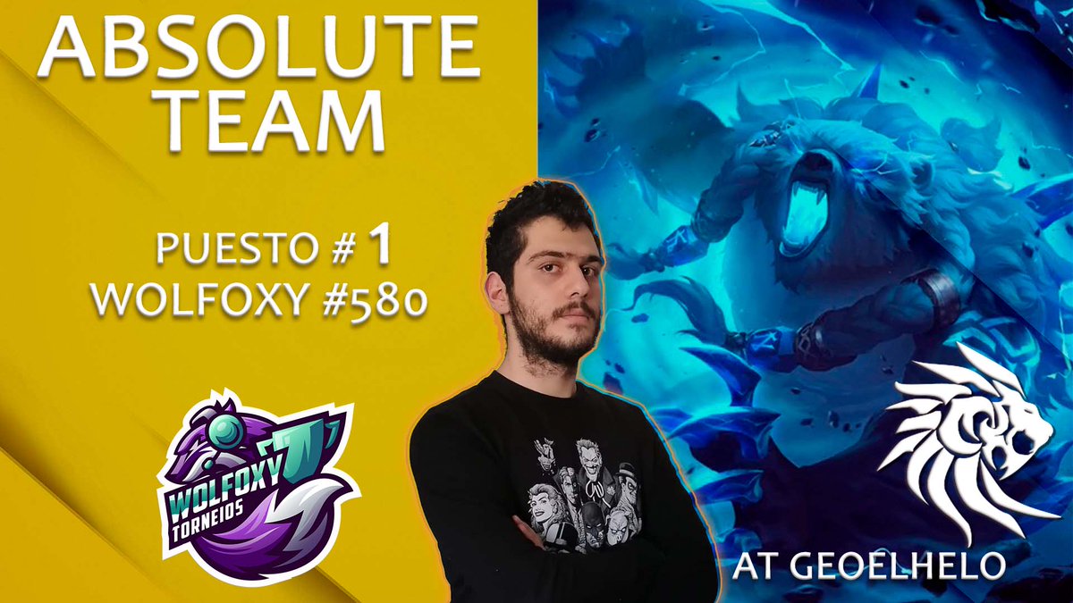 <a href="/GeoWeber25/">Geovanny Huebe</a> ha demostrado su dominio en el torneo Wolfoxy #580 de Legends of Runeterra al llevarse el primer lugar. 🌟🏆 ¡Un logro excepcional que inspira a todos los jugadores de Runaterra! ¡Felicidades! ❄️🥇#GoAtk #DreamTeam