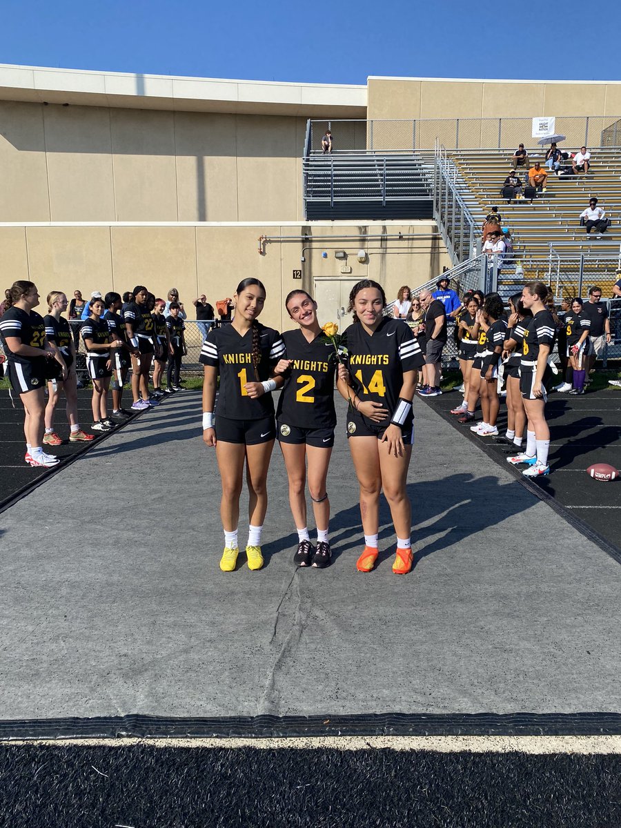 GNHSActivities's tweet photo. Senior Day for Girls Flag Football! Thanks for making history, girls! 🏈 https://t.co/oJJeYERGZU