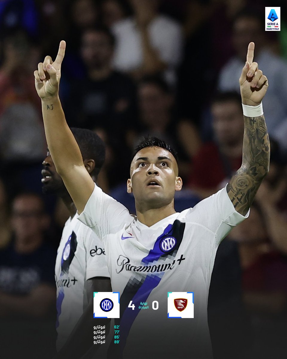 arabicazzurrini's tweet photo. 4 - لاوتارو مارتينيز هو أول لاعب قادر على تسجيل أربعة أهداف كبديل في الدوري الإيطالي في حقبة الثلاث نقاط لكل فوز (منذ 1994/95).  مثير.

 #ساليرنيتانا_أنتر
#الدوري_الإيطالي
#الكالتشيو https://t.co/D4cPiwKIhF