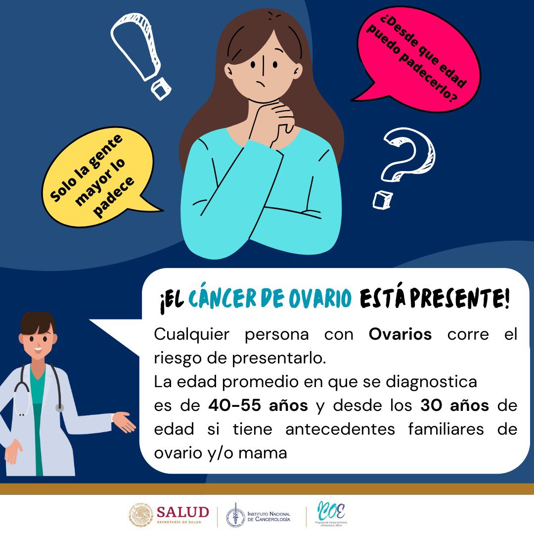 Cáncer de Ovario y Endometrio del INCan (@caova_incan) on Twitter photo 